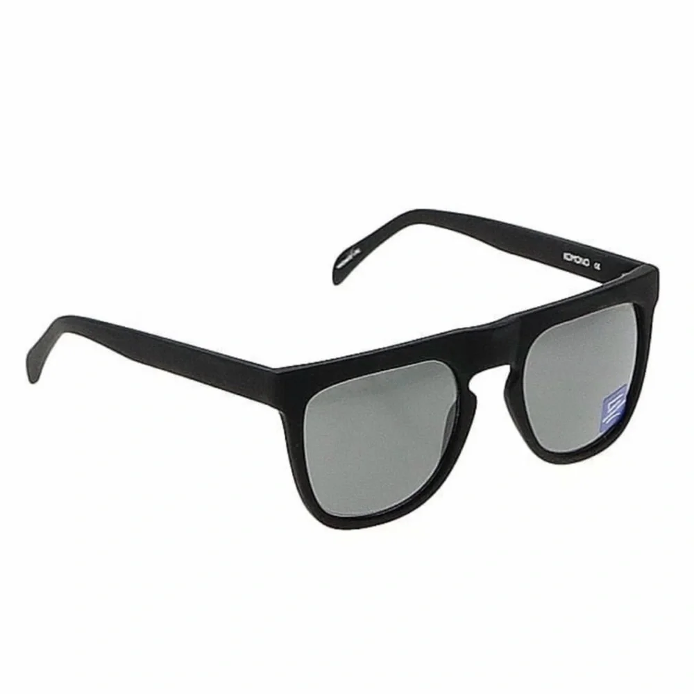 Komono Bennet Black Rubber Sunglasses NEW flat brow